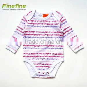 Long Sleeve Baby Clothes Lace Custom Fancy Baby Romper Set thumbnail-1