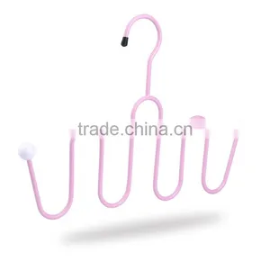 Metal Scarf Hanger With Holes Hanging Ring Scarf Hangers Displays Popular Round Scarf Hanger With Hooks thumbnail-1