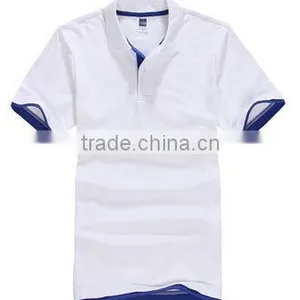 Custom News Design 100% Cotton Two Color Short Sleeve Polo Shirt Bosco Sport Shirt Couple Slim Shirts Design for Lovers thumbnail-2
