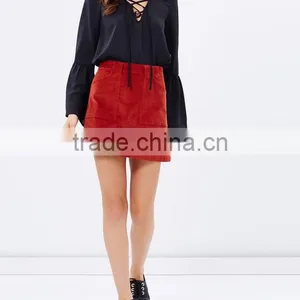 Wholesale Fancy Skirt Top Design Plus Size Clothing Mature Women in Skirt thumbnail-5