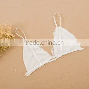 Top Level Non-convertible Straps Sexy Lace Women Bra thumbnail-4
