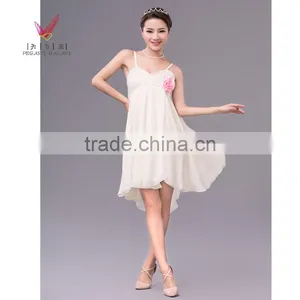 New Style Chiffon Dance Frock, Dance Costumes, Party Dress for Girls and Adult thumbnail-1