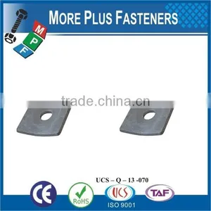 Made in Taiwan Carbon Steel High Quality Square Hole Flat Carriage Bolt Washer thumbnail-6