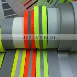 High Visibility EN471silver White Fire Flame Retardant Warning Reflective Fabric Tape thumbnail-2