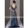 Sell Coniefox Blue Flouncing Sleeves Sequins Glittering Dresses Evening Dress 81283 thumbnail-3