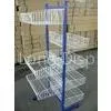 5 Tier Wire Slipper Shop Display Stands With Double Side Basket thumbnail-1