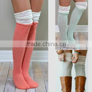 Knit Boot Cuff Cuffs Liner Topper Legwarmer 9 Color Available thumbnail-1