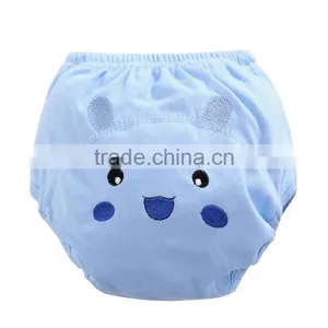 3 Layers Pikachu Style Printed Embroidered Waterproof Washable Pure Cotton Baby Diaper thumbnail-2