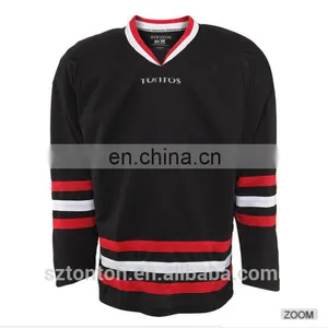 Custom Wholesale Sublimation Blank Ice Hockey Jerseys thumbnail-1