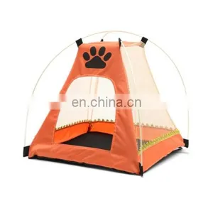 Pet Tent, Pet Bed, Pet Supplies With Ventilated Mesh Mosquito Net Dismountable Size: 45x45x45cm thumbnail-1