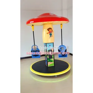 Zhongshan Amusement Swing Chair Mini Mushroom Flying Chair Kiddie Rides thumbnail-2