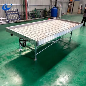 Ebb and Flow Rolling Bench 4'x8' Used in Greenhouse for Seedling thumbnail-2