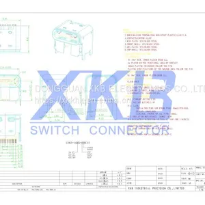 Thickening Type Connector High 4.3MM USB TYPE C 3.1 Female 16Pusb Connector thumbnail-2