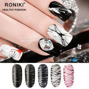 RONIKI Spider Gel,Nail Art Gel,Spider Gel Polish,Nail Painting Color Gel thumbnail-1