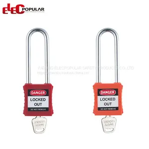 76mm Stainless Steel Shackle Safety Padlocks EP-8551~EP-8554 ABS Safety Padlock thumbnail-2