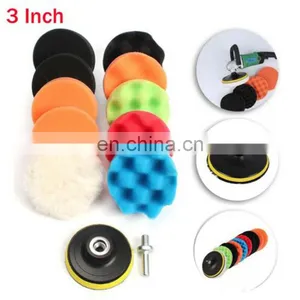 3"/4"/5"/6"/7" Buffing Sponge Polishing Pad Kit Set For Car thumbnail-6