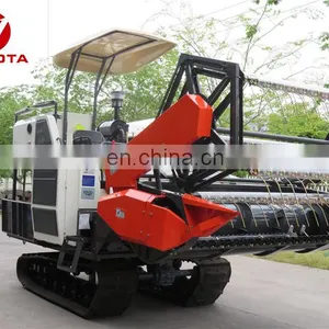 4LZ-4.5 Machinery Paddy Field Use Full Feeding Rice Harvester Combine Harvest Machine thumbnail-4