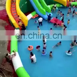 China Water Customized Size Inflatable PVC Material Big Pool for JMQ-G181D thumbnail-1