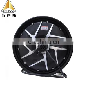 10 Inch Hub Motor Brushless Dc Motor 3000W 60-120V Motor Controller Disc Brake High Power Kit Electric Car thumbnail-2
