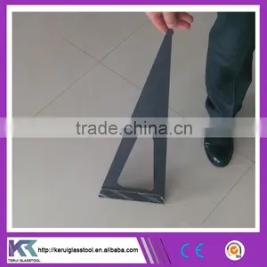 Black Triangular Wooden Ruler Promotional Ruler All Sizes Can be Customized (V120) thumbnail-1