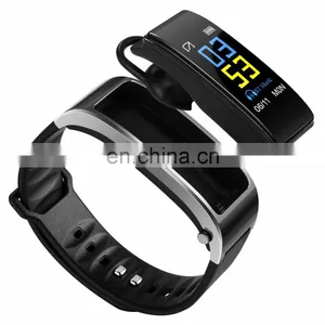 Smart Watch Headphones 2 In 1 Latest 2020 Shenzhen Wear Os Sports Bracelet Wristband Electronic Watch Smart Manufacturer thumbnail-1
