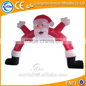 Christmas Decoration Arch With Santa Inflatable Christmas Arch thumbnail-1