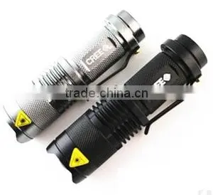 3W S Uper Flashlight LED Torch Adjustable Fous Zoom Flashlight thumbnail-4