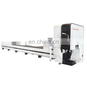 New Type Fiber Laser Aluminum Tube Copper Tube Alloy Tube Cutting Machine With THREE YEARS WARRANTY thumbnail-1