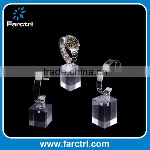Clear Acrylic Bracelet Watch Display Holder Stand in Retail Shop thumbnail-2