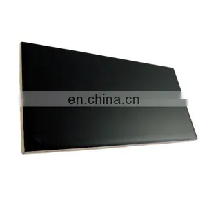 75x150 Nero Black Flat,wavy,beveled Edge Ceramic Glazed Kitchen Bathroom Matte Subway Ceramic Wall Tile OW082 thumbnail-1