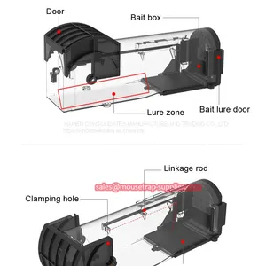 Indoor Humane Live Catch High Sensitive Rat Rodent Control Mouse Trap Cage thumbnail-4