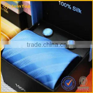 2016 Latest Promotional Silk Necktie Cufflink Tie Custom Gift Box Set thumbnail-2