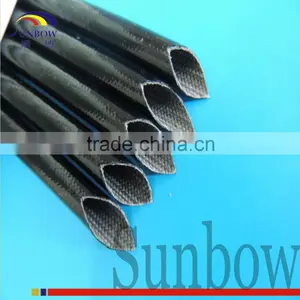 Insulating Varnished Electrical Insulation Fiber Glass Red 25MM Flexible Pipe thumbnail-6
