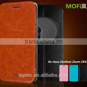 MOFi Luxury Brand Flip PU Leather Phone Cover Cases for Asus Zenfone Zoom ZX551ML thumbnail-1