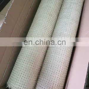 Wholesale 15m Semi Bleached Open Mesh Rattan Cane Webbing for Furniture and Handicrafts Roll WS +84989638256 thumbnail-2