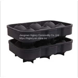 2022 Amazon Hot Selling Ball Shape Household Silicone Freezer Trays Silicone Ice Cube Mold Seals In Freshness With Lid thumbnail-2