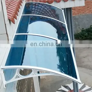 Factory Wholesale Processing Custom Size Pc Endurance Board Canopy Carport Polycarbonate Transparent Balcony Sun Visor thumbnail-5