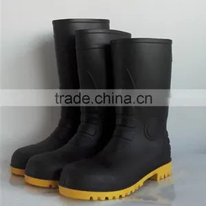 Black Steel Toe Safety Boots thumbnail-2