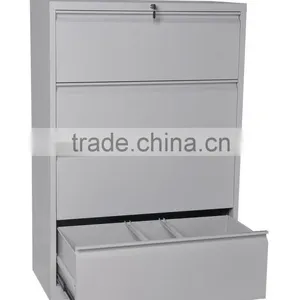 Knock Down Factory 4 Drawer Lateal Filing Cabinet Steel Stationary Cabinet thumbnail-3