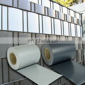 Hot Selling 35 m x 19 cm Sichtschutzstreifen Garden Privacy Screen Fence Pvc Tarpaulin Fence Strip Roll thumbnail-1