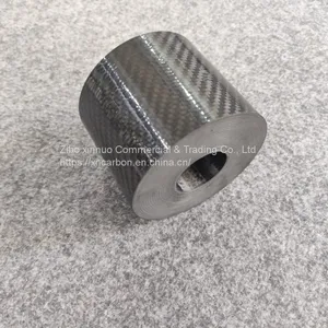 35mm Thickness Carbon Fiber Tubing Thickner Carbon Fiber Tubes for Protect Shell thumbnail-1