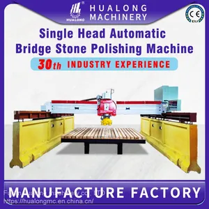 HUALONG Machinery HLDM-1800 Cheap Granite Marble Slab Polisher Bridge One Single Head Automatic Stone Polishing Machine for Sale thumbnail-1