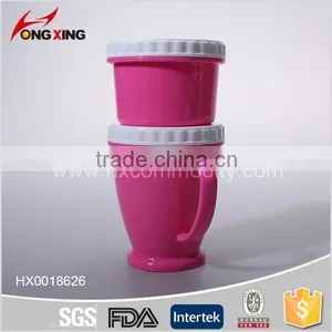 Plastic 200ml Snack Box and 300ml Plasic Mug With Lid thumbnail-4