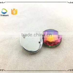 Round Shape Acrylic Stone With Rainbow Color thumbnail-2