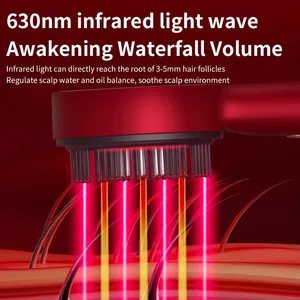 Scalp Massage Comb Electric Cordless Salon Hair and Scalp Massager Portable Head Massager thumbnail-5