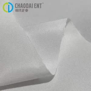 Certified by GRS 240T White Dyeing 100%RPET Recycled Polyester Pongee Fabric for Lining Fabric Hairdressing Bibs Umbrellas thumbnail-2