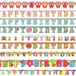 Hot Sale Happy Birthday Letter Banner With Multi-Language, and Different Designs thumbnail-4