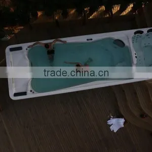 7.5m Garden Swim Pool With Balboa BP, Spatouch, Microsilk & CE, SAA, ROSH Approval Massage Luxury Swim Spa thumbnail-3