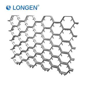 Hexmesh for Retain Refractories Thin Wall Linings in the Oil, Petrochemical, Metallurgy, Chemical and Cement Industries thumbnail-1