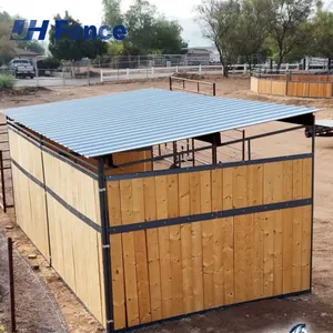 Modern Hot DIP Galvanized Horse Box Stall - Portable Stable for Sale thumbnail-4